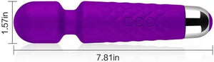 Pleasurables Wand Vibrator Sex USB Charging Massage Wand with 20 Modes and 8 Speeds The Perfect Sex Toy for Women, Men and Couples - Also Works as a Clitoral Stimulator - UK Seller G Spot Orgasm