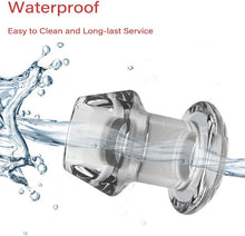 Large Hollow Peep Anal Plug with Anti-Leakage Liquid Plug Waterproof Anal Butt Plug Hollow Anal Beads Butt Plug with Stopper Tunnel Transparent Anus Dilation for Beginner Couples
