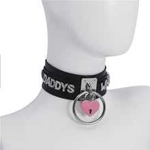 Black Choker Faux Bondage baby Girl CUM Daddy Sissy Necklace Collar