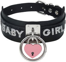 Black Choker Faux Bondage baby Girl CUM Daddy Sissy Necklace Collar