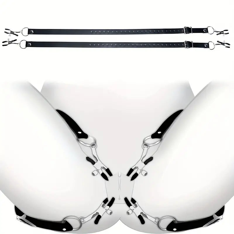 Labia BDSM Clamps with Straps