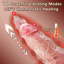 Thrusting Vibrator Realistic Vibrating Dildo with Stimulation