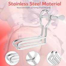 Stainless Steel Adjustable Anal Plug Set Analexpander Vaginal Expander Metal Anal Plugs Butt Plug Anal Sex Trainer Personal Wand Massager for Men Women and Couples