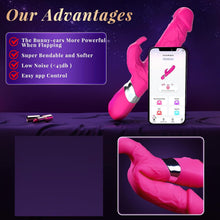 Thicker Huge Rabbit Vibrator with 3.0 Motor, 7 Modes, AI Sync, Waterproof Flexible Silicone