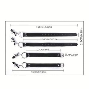 Labia BDSM Clamps with Straps