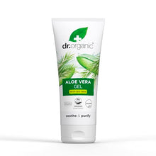 Dr Organic Aloe Vera Gel with Tea Tree, Purifying, All Skin Types, Natural, Vegan, Cruelty-Free, Paraben & SLS-Free, Recycled & Recyclable, Organic, 200ml