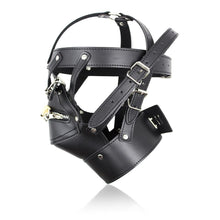 BDSM Bondage Face Mask Zipper Gimp Mask Fetish Restraint Adjustable