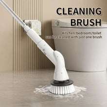 2000 MA 6-In-1 Electric Cleaning Brush Cordless Electric Rotary Cleaning Brush Shower Cleaning Brush Kitchen Bathroom