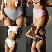 2024 Women High Waist G-String Thongs Seamless Women Panties Cotton T-Back Female Underwear Bikinis Lingerie Thongs M-XXL