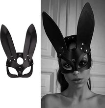 Women Leather Cat Mask Sexy Half Face Eyemask Cosplay