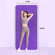 Yoga Mat 15Mm Thick Exercise Mat Gym Workout Fitness Pilates Home Non Slip NBR