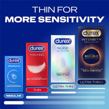 Durex Pleasure Me, 12 Condoms, Ribbed &amp; Dotted, Regular Fit, Pre Lubricated