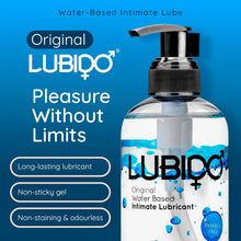 Lubido Original Water Based Paraben Free Intimate Gel Lube - 250ml