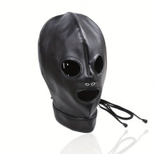 Fetish Faux Kinky Head Hood Mask Bondage BDSM Fits all Role Play