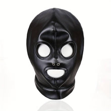 Fetish Faux Kinky Head Hood Mask Bondage BDSM Fits all Role Play