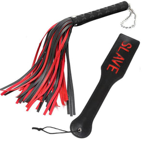 Slave paddle and whip set Bondage BDSM