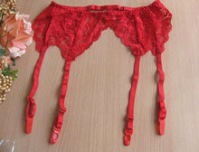 Lace Suspender Belt - Matching Free Stockings - 202