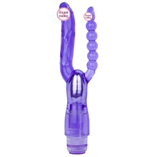 Katie Rabbit Vibrating  Dual Vibe G-Spot Anal Plug Beads Massager