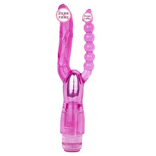 Katie Rabbit Vibrating  Dual Vibe G-Spot Anal Plug Beads Massager