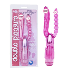 Katie Rabbit Vibrating  Dual Vibe G-Spot Anal Plug Beads Massager