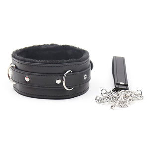 Kinky Fantasy Black Bondage Collar