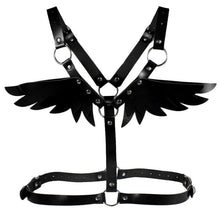 The Bella Angel Wings Bondage Harness Faux