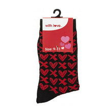 Valentine Socks - Hearts and Kisses