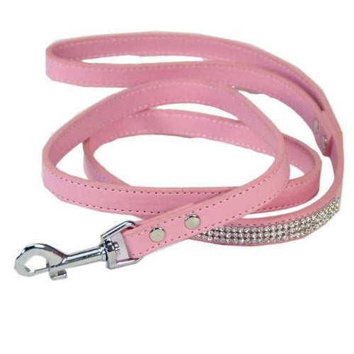 Rhinestone Pink Leash...mmm tie me up