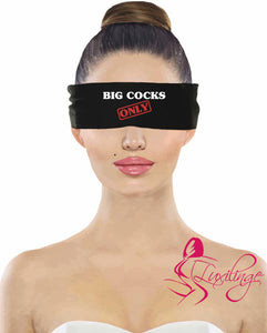 Naughty Wording on Blindfold - Great Bondage Gift