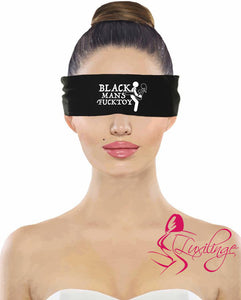 Naughty Wording on Blindfold - Great Bondage Gift
