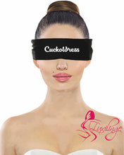 Naughty Wording on Blindfold - Great Bondage Gift