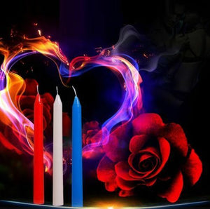 3 x Sensual Smell & Hot Wax Low Temperature Candles For Bondage candle