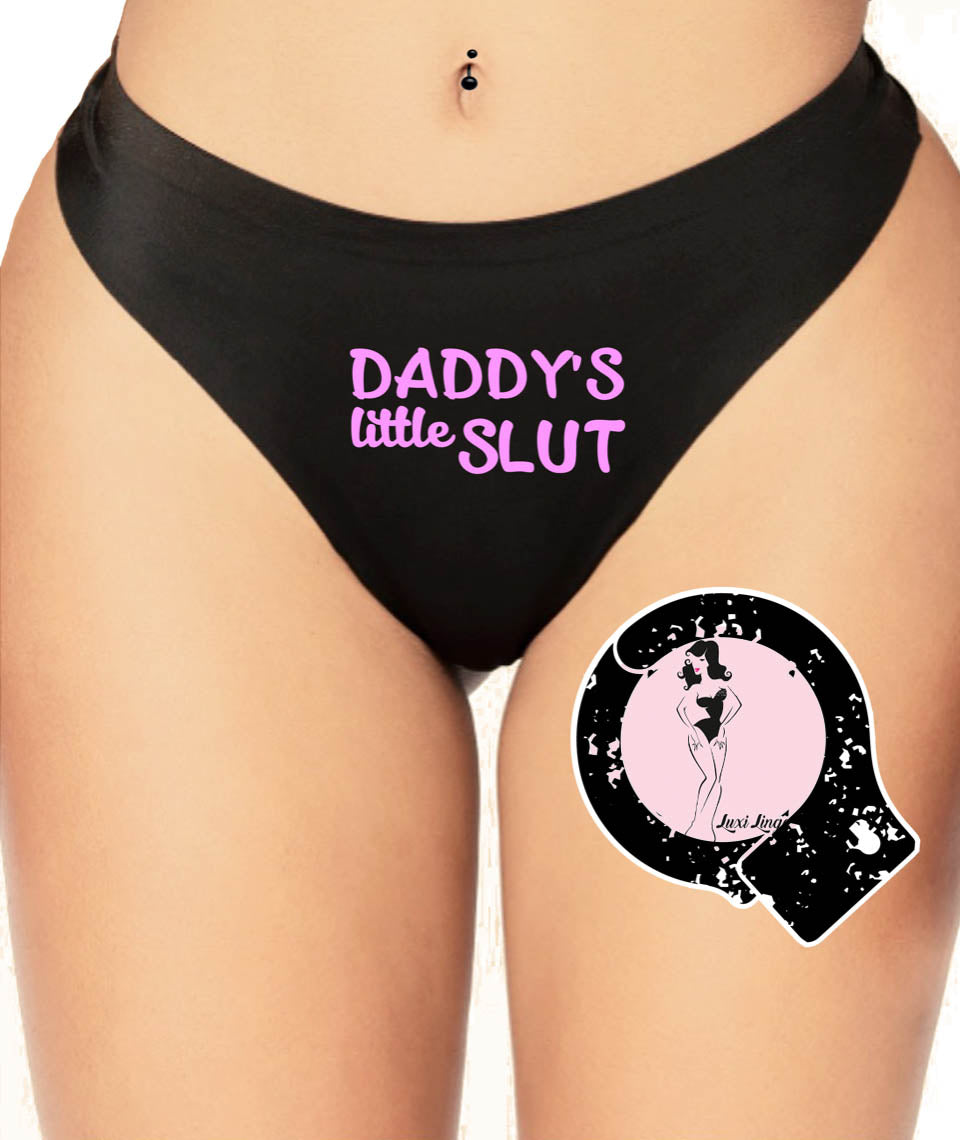 Daddy's Little Slut Thong / Panties / Hotpants