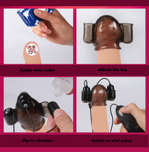 Mens Masturbator Penis Sheath Vibrator Multi Speed