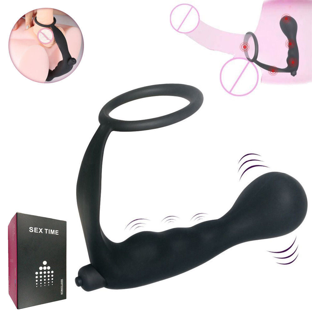 Vibrating Prostate Vibrator - Mens Anal Toy L26 LuxiLinge Vibrating Prostate Vibrator - Mens Anal Toy L26 LuxiLinge