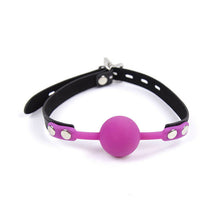 Silicone Mouth Ball Gag - 4 Colours