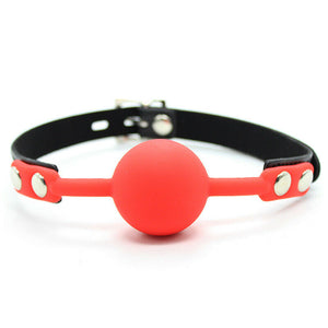 Silicone Mouth Ball Gag - 4 Colours