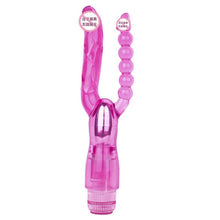 Katie Rabbit Vibrating  Dual Vibe G-Spot Anal Plug Beads Massager