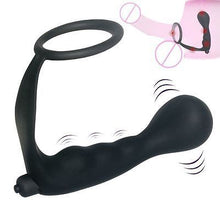 Silicone Male Prostate Massager Vibrator-Dildo Sex Toy (UK)