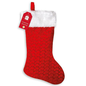 45cm Red Velvet Christmas Stocking