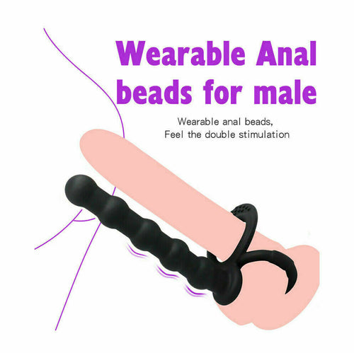 Double Penetration Strapon Dildo Anal Beads Z87